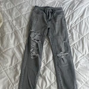 AE next level ripped high- waisted jeggings